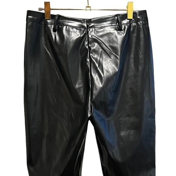 Parisian Faux Leather Pants/8 - Picture 6 of 8